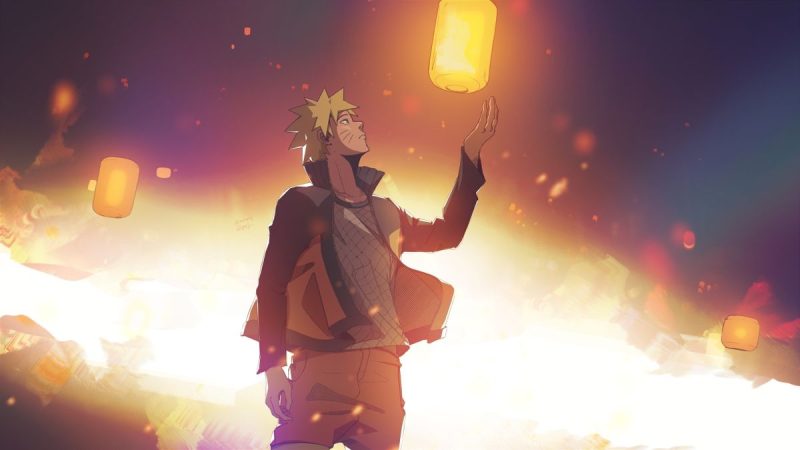 does naruto die in borut