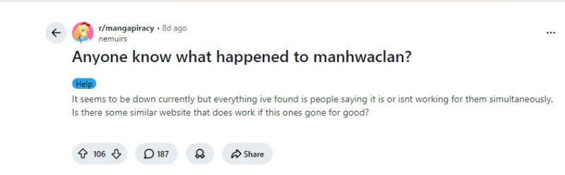 ManhwaClan Not Working? How Readers Can Access It Again 2 What Manga Communities Are Saying About ManhwaClan Issues
